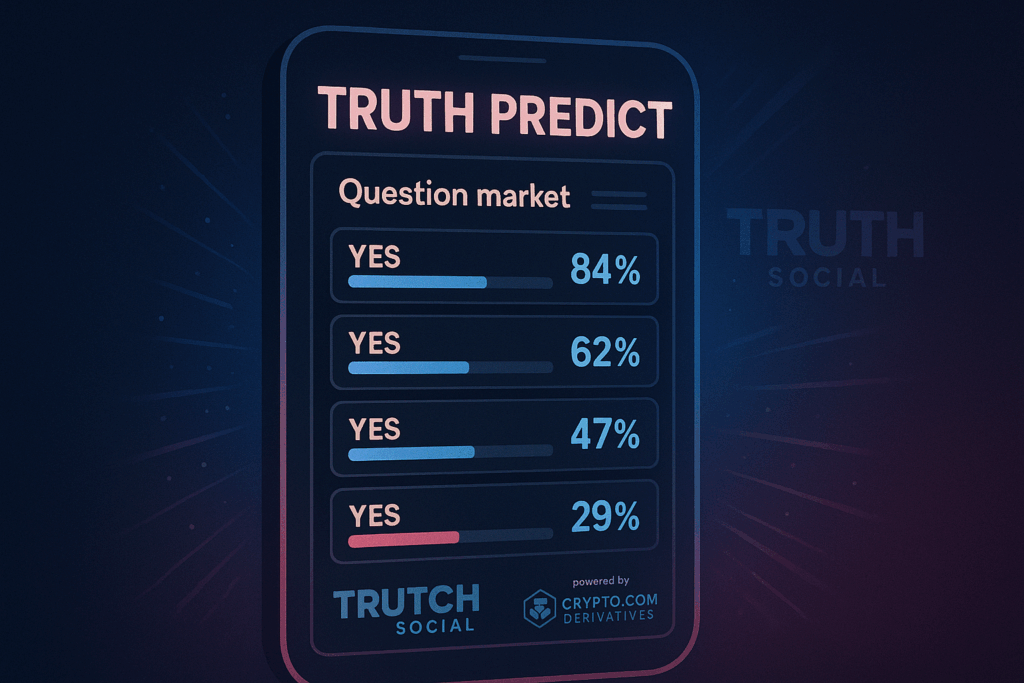 Trump Media Launches Truth Predict Prediction Markets Trump Media Launches Truth Predict Prediction Markets