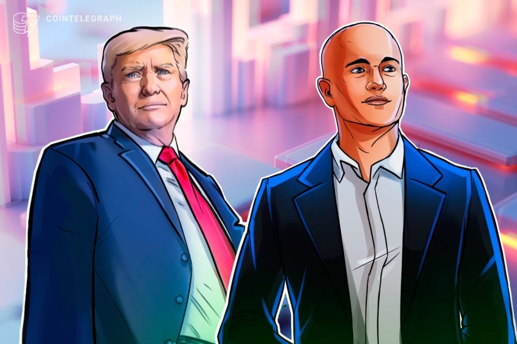 Trump Met Coinbase CEO before Slamming Banks over Crypto Bill: Report
